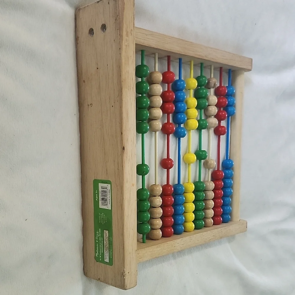Melissa & Doug Colorful Wooden Abacus
